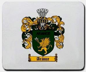 Arance coat of arms mouse pad