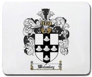 Welesley coat of arms mouse pad