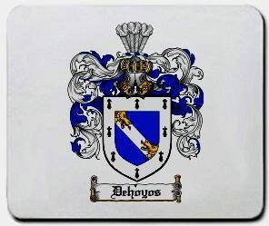 Dehoyos coat of arms mouse pad