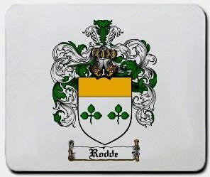 Rodde coat of arms mouse pad