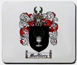 Macglory coat of arms mouse pad