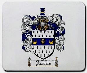 Readers coat of arms mouse pad