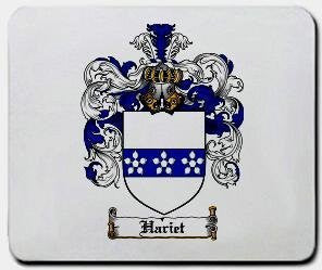 Hariet coat of arms mouse pad