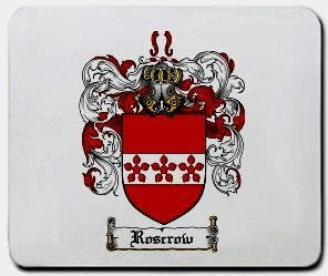 Roscrow coat of arms mouse pad