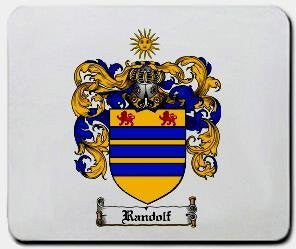 Randolf coat of arms mouse pad