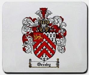 Orreby coat of arms mouse pad