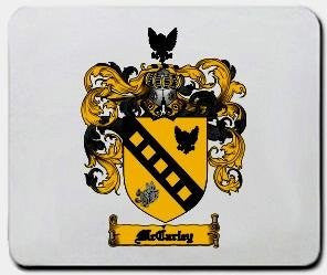 Mccarley coat of arms mouse pad