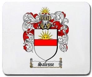 Salesse coat of arms mouse pad