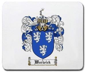 Warwick coat of arms mouse pad