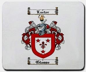 Glasse coat of arms mouse pad