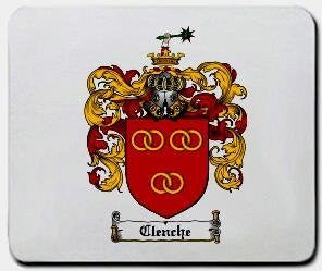 Clenche coat of arms mouse pad
