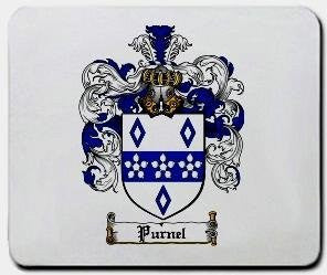 Purnel coat of arms mouse pad