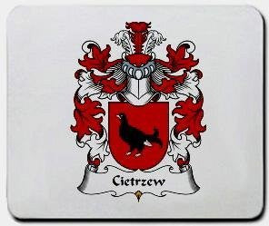 Cietrzew coat of arms mouse pad
