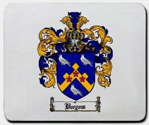 Bayns coat of arms mouse pad