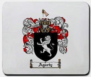 Agarty coat of arms mouse pad