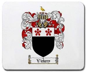 Vickery coat of arms mouse pad