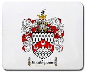 Walsinghame coat of arms mouse pad