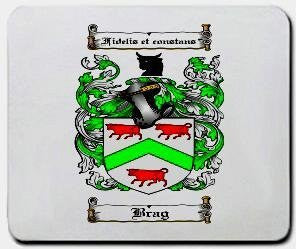 Brag coat of arms mouse pad
