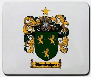 Handrahan coat of arms mouse pad
