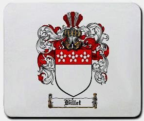 Billet coat of arms mouse pad