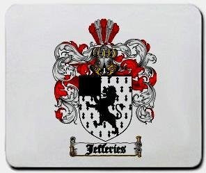 Jefferies coat of arms mouse pad
