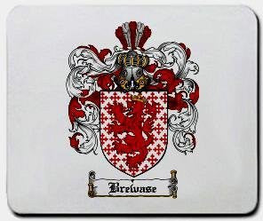 Brewase coat of arms mouse pad