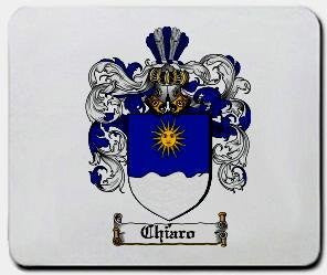 Chiaro coat of arms mouse pad