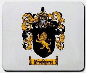 Brockhurst coat of arms mouse pad