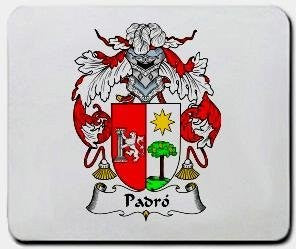 Padro coat of arms mouse pad