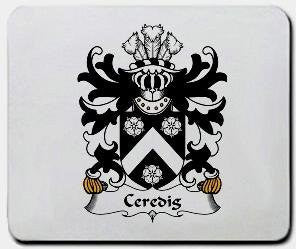 Ceredig coat of arms mouse pad