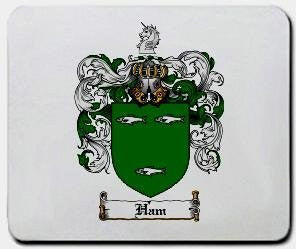 Ham coat of arms mouse pad
