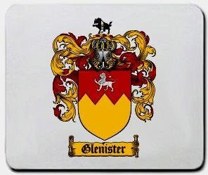 Glenister coat of arms mouse pad