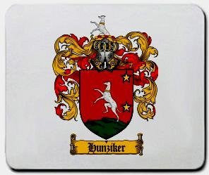 Hunziker coat of arms mouse pad