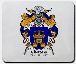 Ciurana coat of arms mouse pad