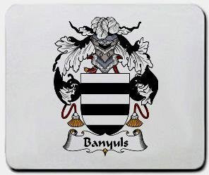 Banyuls coat of arms mouse pad