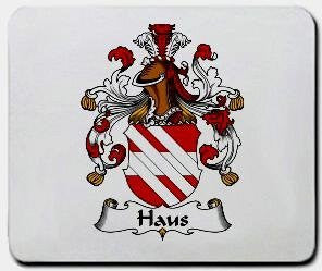Haus coat of arms mouse pad