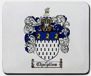 Chaiplins coat of arms mouse pad