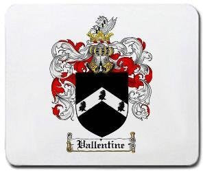 Vallentine coat of arms mouse pad