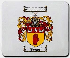 Breene coat of arms mouse pad