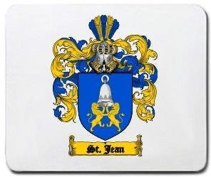 Stjean coat of arms mouse pad