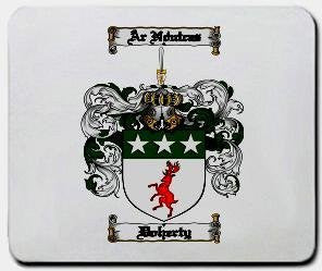 Doherty coat of arms mouse pad