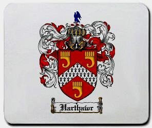 Harthawr coat of arms mouse pad