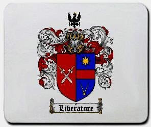 Liberatore coat of arms mouse pad