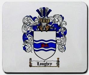 Loughry coat of arms mouse pad