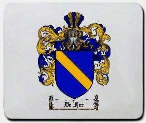De-fer coat of arms mouse pad
