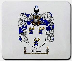 Hanna coat of arms mouse pad