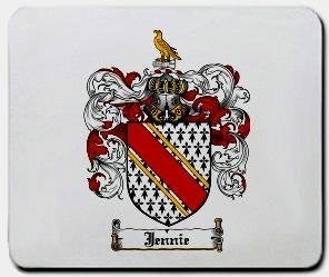 Jennie coat of arms mouse pad