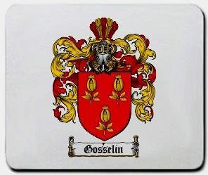 Gosselin coat of arms mouse pad