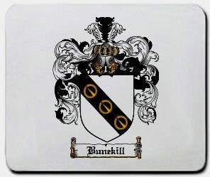 Bunekill coat of arms mouse pad