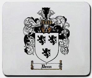 Denn coat of arms mouse pad